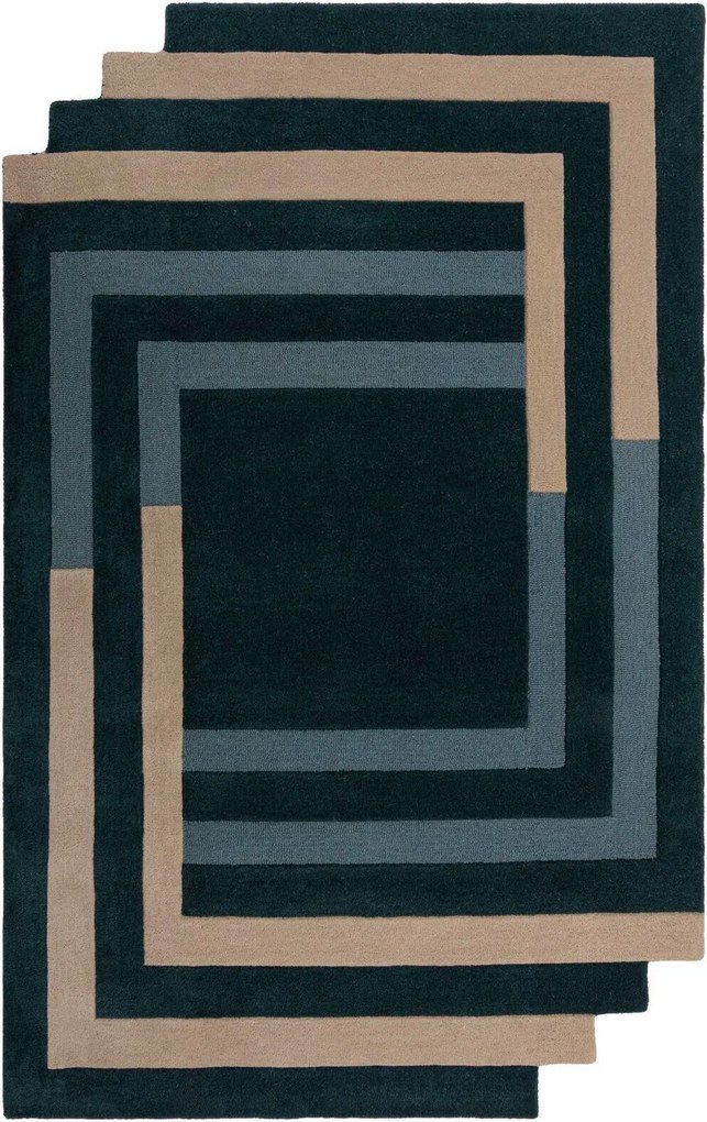 XXXLutz VLNENÝ KOBEREC, 120/180 cm modrá Flair Rugs - Online Only bytové doplnky - 003165012802