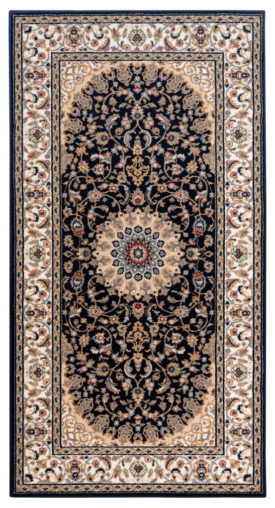Koberec NAIN Ruža, rám 7177/51011 béžovo/ čierny