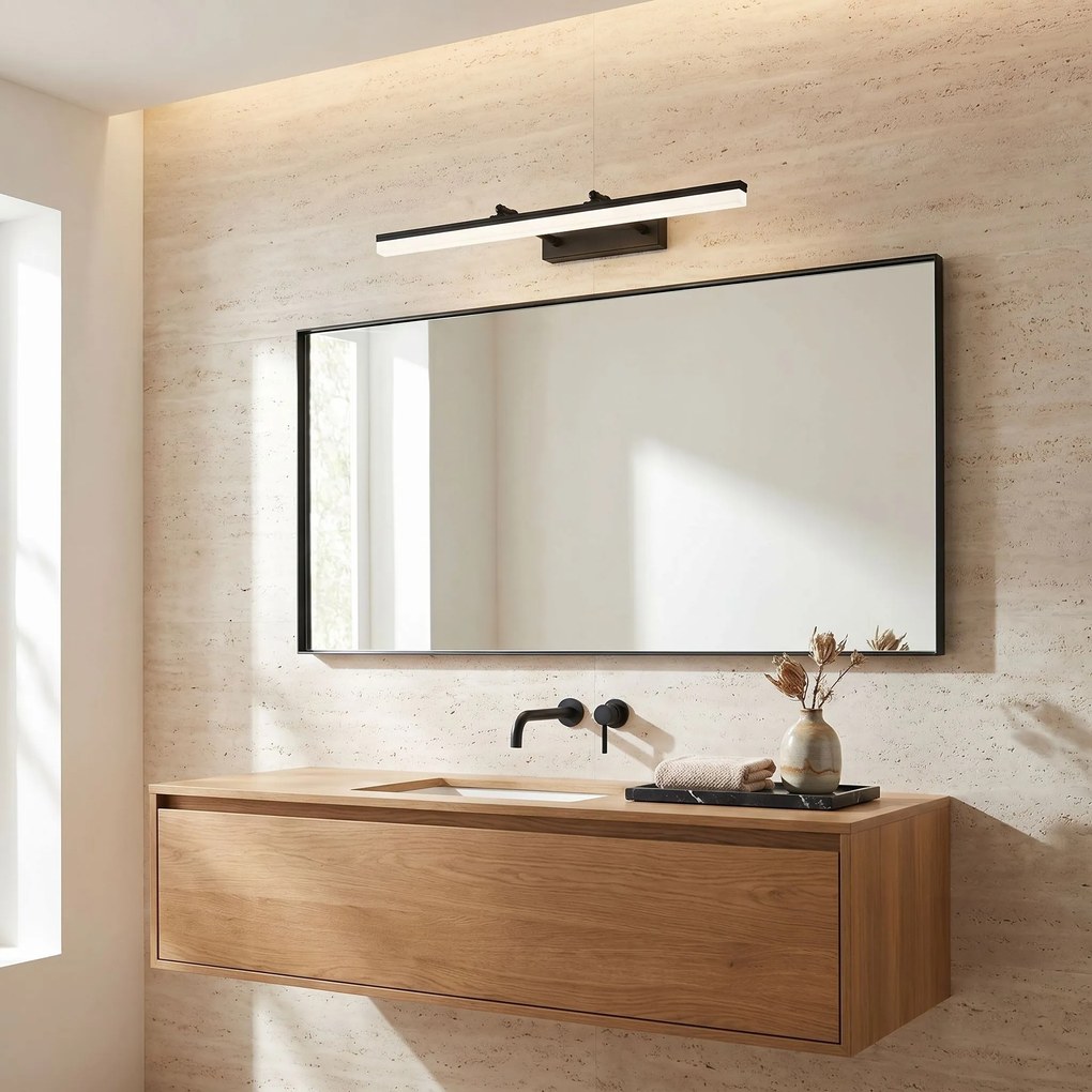 Toolight Toolight, LED nástenné svietidlo, 60cm, 9W, 4000K, 1000lm, APP1879-1W, Čierna matná, OSW-66034