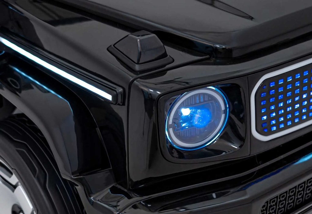 Detské autíčko s elektrickým pohonom 4x4 Mercedes Benz EQG - čierne