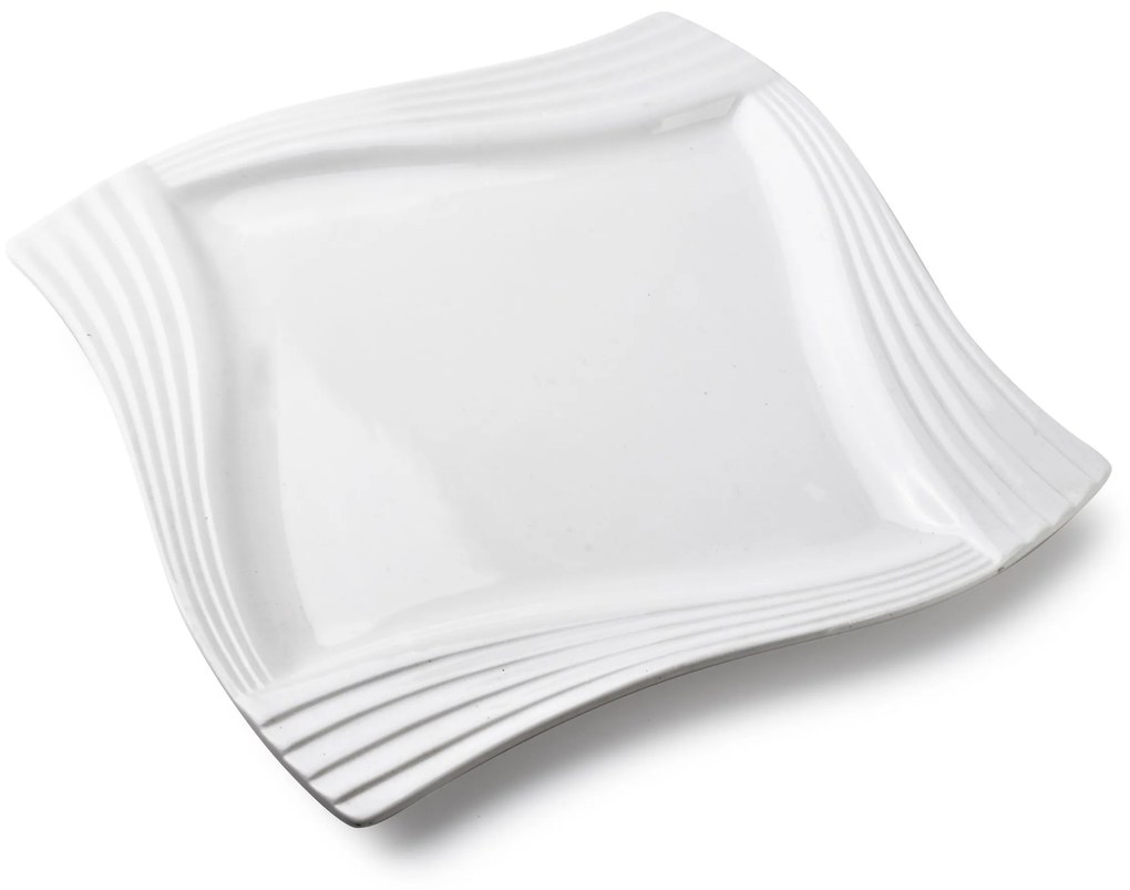 Plytký porcelánový tanier BASIC 32,5 cm biely