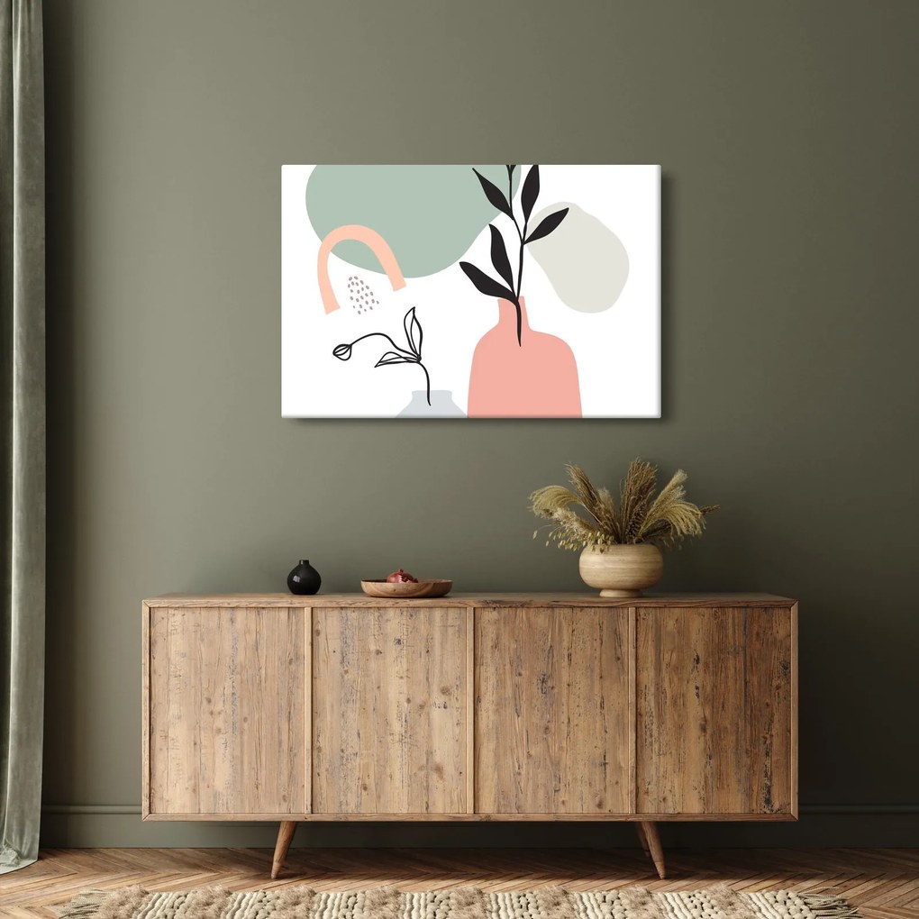 Obraz - Kvety vo váze N⁰3 (90x60 cm)