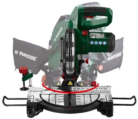 Parkside® Skracovacia a pokosová píla PKS 1500 C4 (100384972)