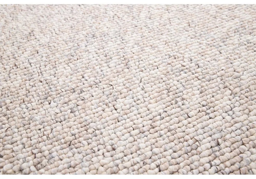 Krémovobiely koberec 80x150 cm Petra Liso – Universal