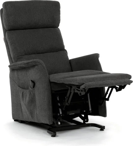 Polohovacie kreslo sivé, elektrické TV-L8960 GREY2