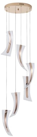 LED Luster na lanku FIRENZE 6xLED/10W/230V 3000K