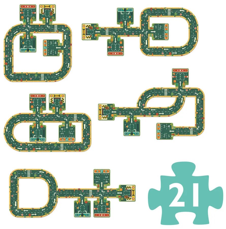 Puzzle – cesta – 21 ks