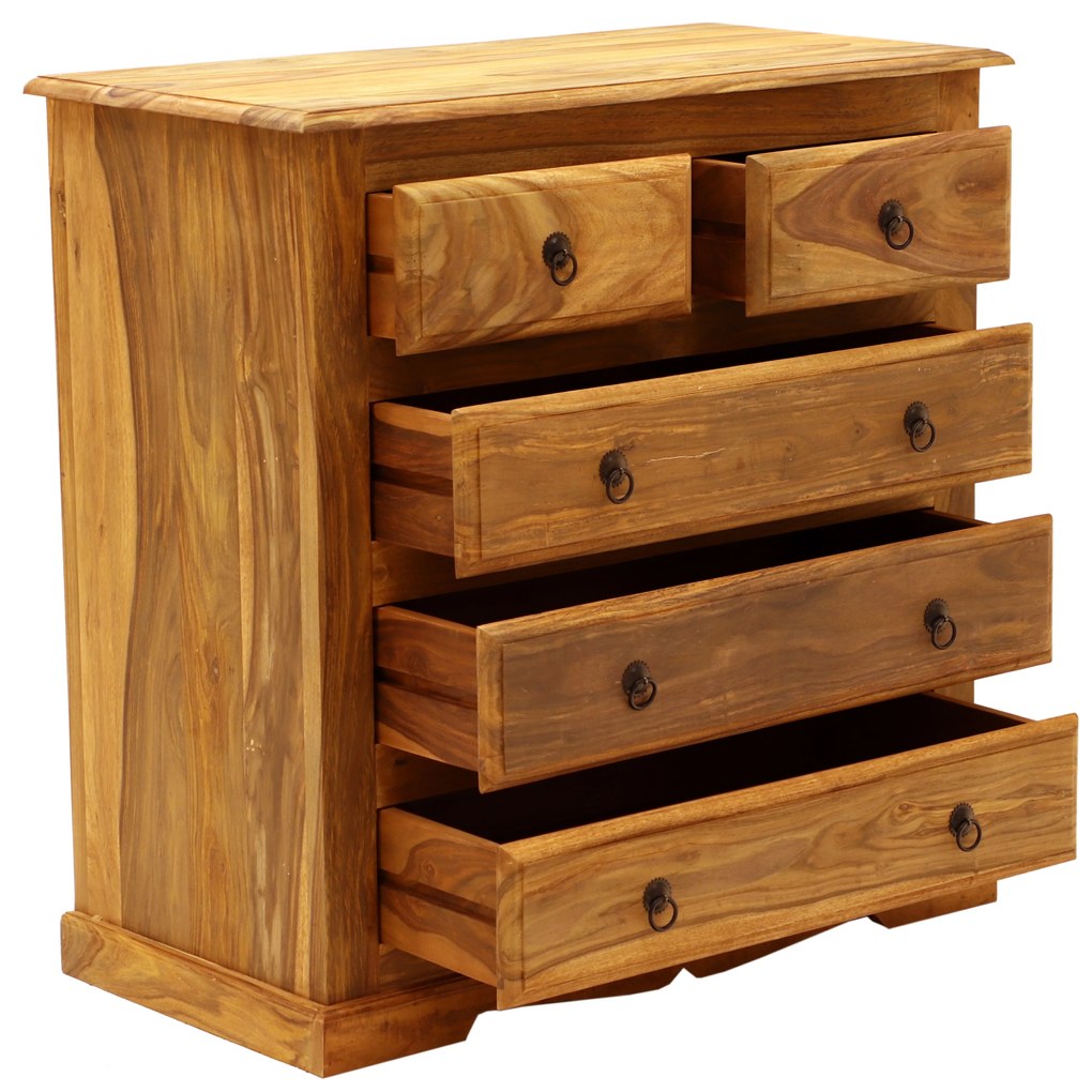furniture-nabytek.cz - Komoda z masívneho dreva palisander 90x45x90
