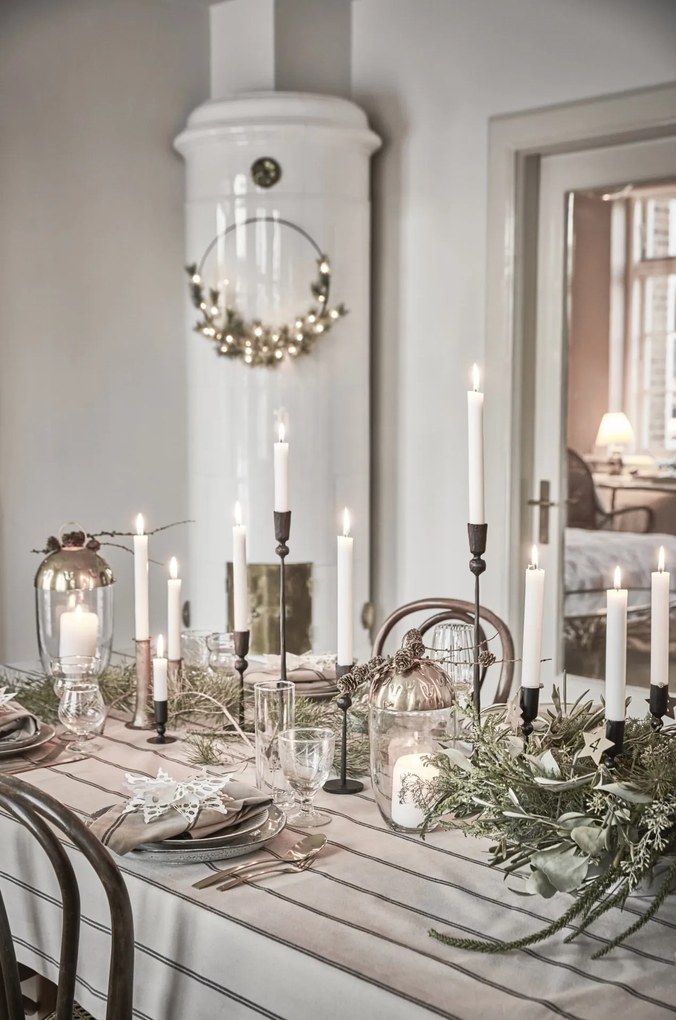 House Doctor Kovový svietnik Trivo Black – small