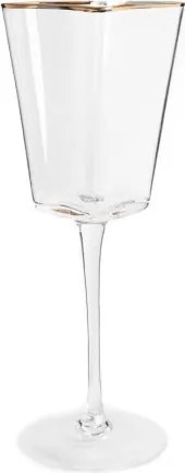 Pohár AMAR na víno so zlatým okrajom 726613 300 ml