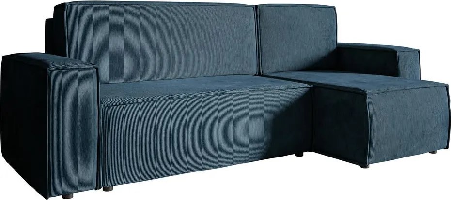 Rohová sedacia súprava Copenhagen L (morská čierna)