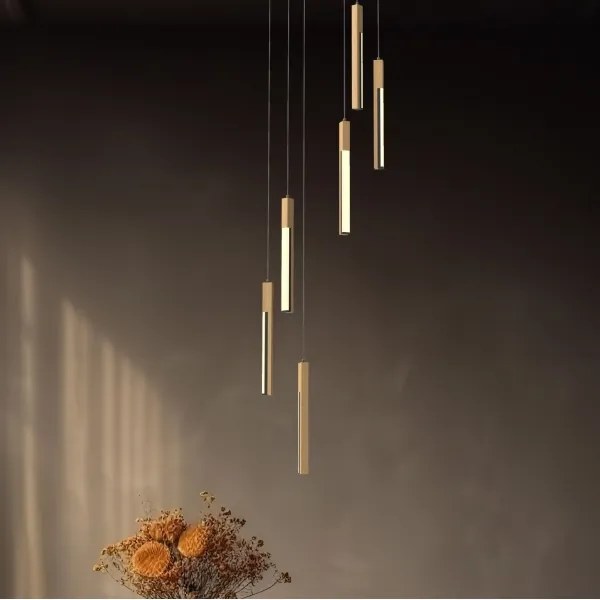 Zuma Line MD4768-6-3BMT - LED Luster na lanku ELIOT LED/25W/230V