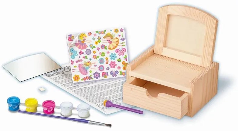 Výroba a maľovanie - kozmetická truhlička