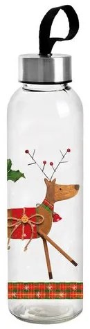 Toro Sklenená fľaša Detox Xmas, 500 ml