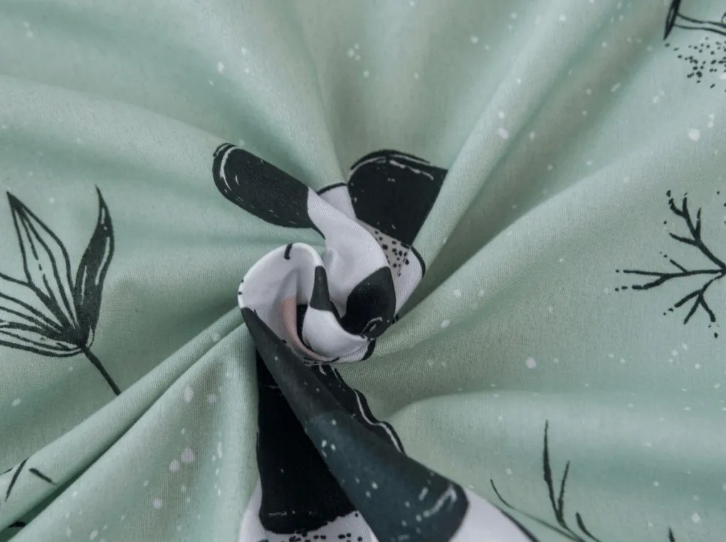 Plachta z mikrovlákna PANDA RELAX mentolová 90x200 cm