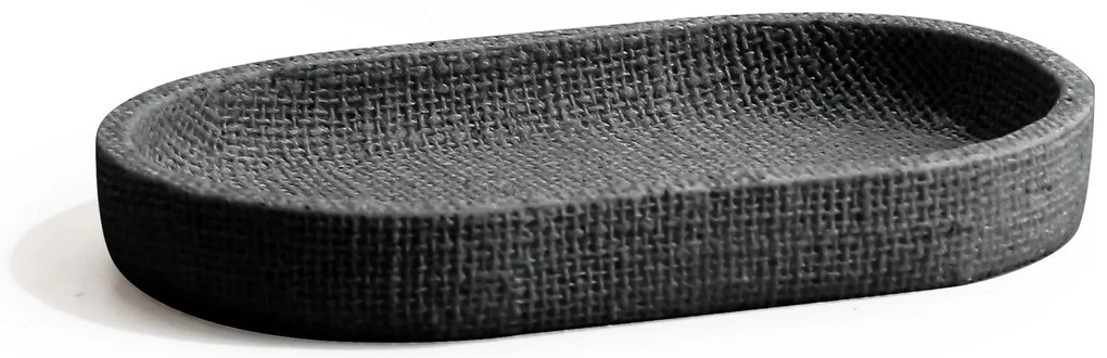 BISK Erga Craft, držiak na mydlo na postavenie, čierna matná, ERG-08573