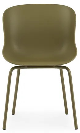 Stolička Hyg Chair – olivová/oceľ