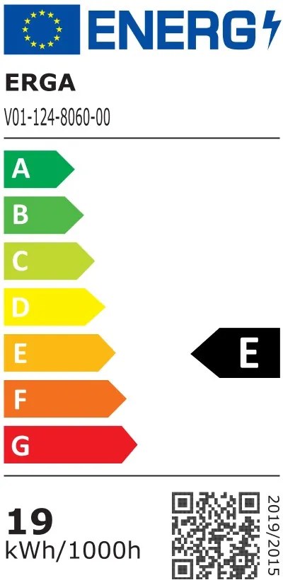 Erga Luna, LED zrkadlo 80x60cm s kozmetickým zrkadlom 3x zväčšenie, 2185 lm, 6500K, predné/zadné osvetlenie, ERG-V01-124-8060-00