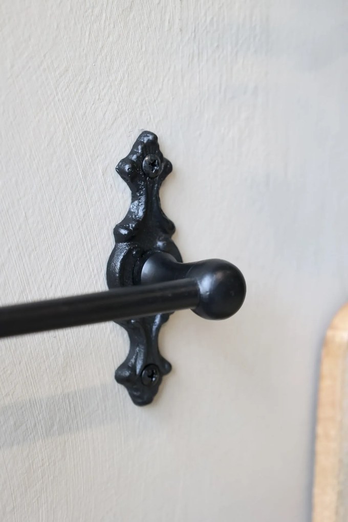 Chic Antique Kovový vešiak Antique Coal 40 cm