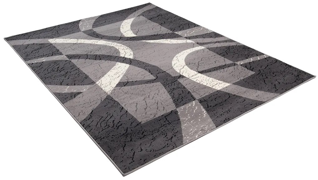 Koberec 3707A DARK GRAY CHEAP PP CRM Veľkosť: 60x100cm