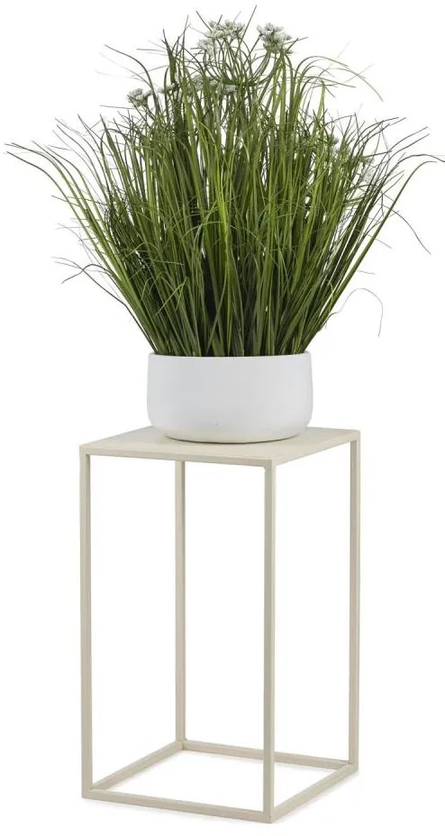 HowHomely Stojan na kvety 40x24 cm krémová 10-1363/40/krem