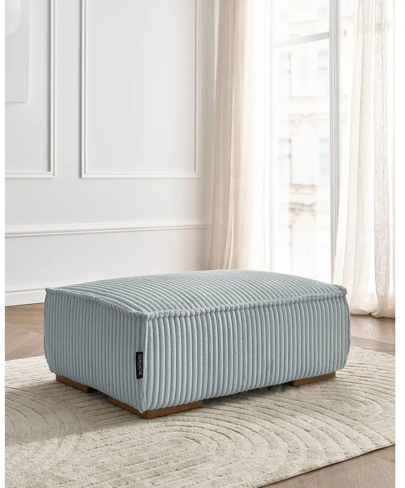 Svetlosivá menčestrová podnožka Chelsea – Bobochic Paris