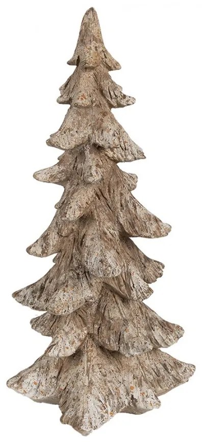 Hnedá dekorácia vianočný stromček Christmas Tree - 19*18*36 cm