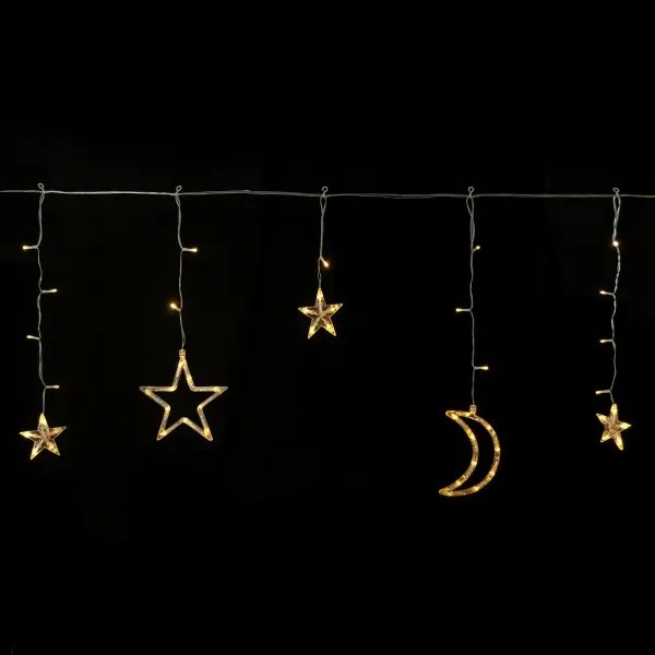 Aigostar - LED solárny vianočný reťazec 120×LED/8 režimov 3×0,6 m 500 mAh IP65 teplá biela