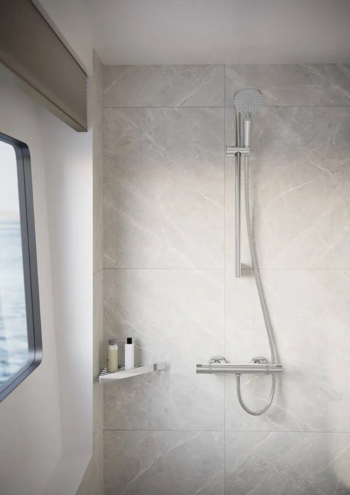 Hansgrohe Ecostat Comfort, termostatická sprchová batéria, chrómová, 13116000