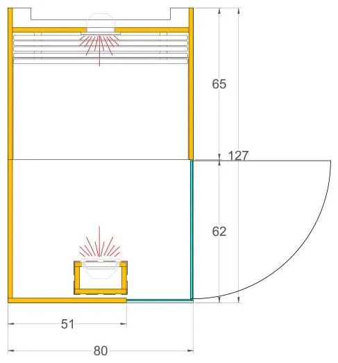 Infrasauna Thera-Med VARIO 1 pre 1 osobu s exkluzívnym dizajnom