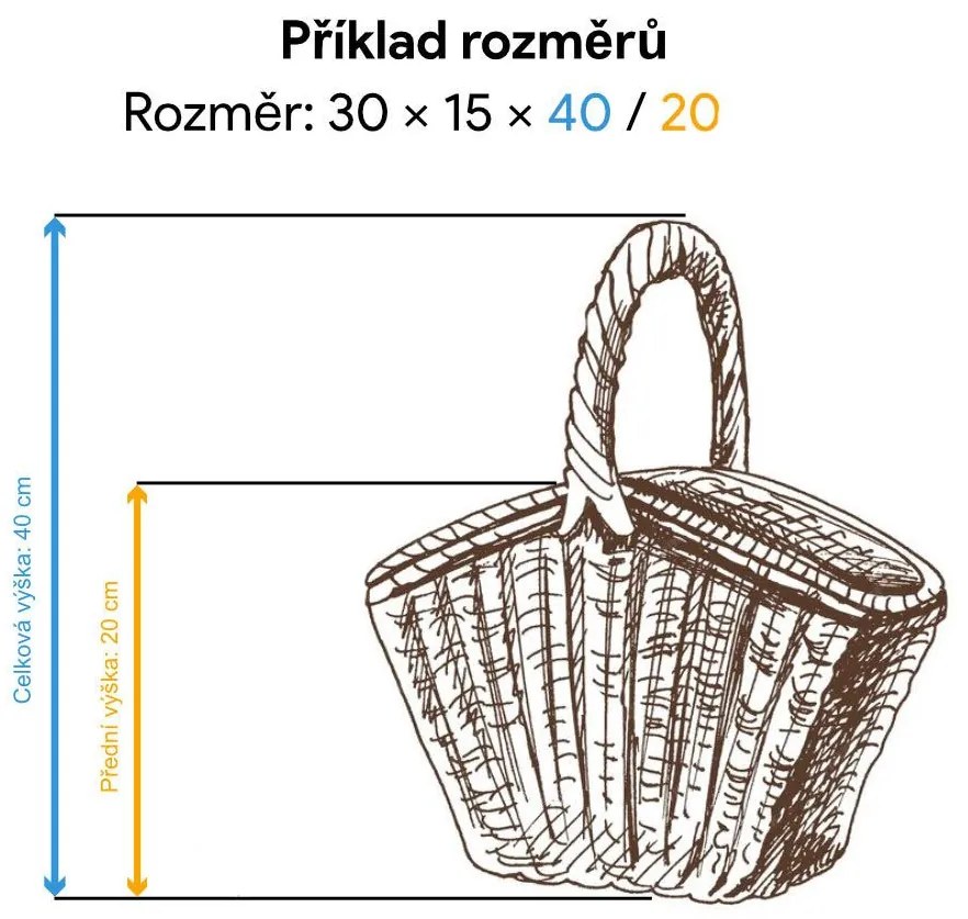 Prútený košík, 04088