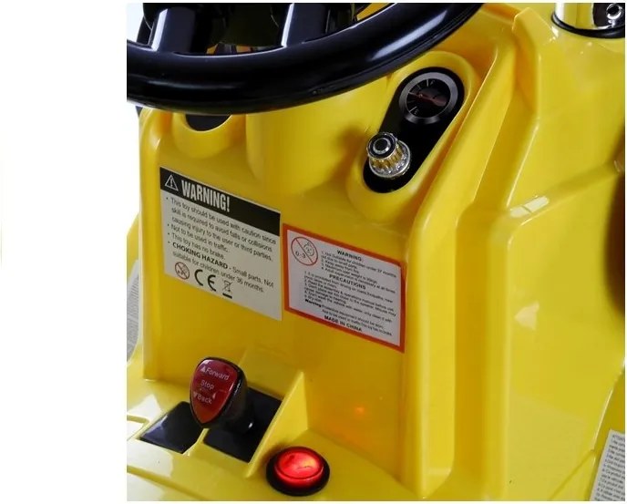LEAN CARS Nabíjací traktor ZP1005 žltý