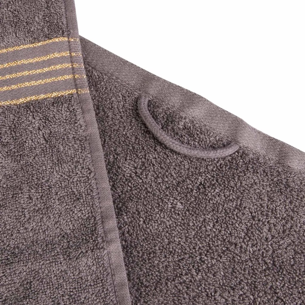 BAVLNENÝ UTERÁK TIWANO 30X50 CM GRAFITOVÁ