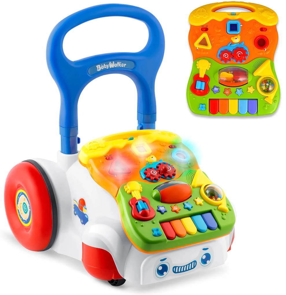 Vzdelávacie chodítko s hudbou 2v1 RK-744 Ricokids biele