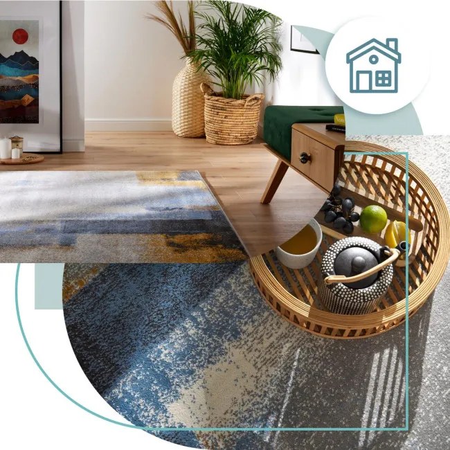 Koberec Agnella Soft Lyse sivý / popol