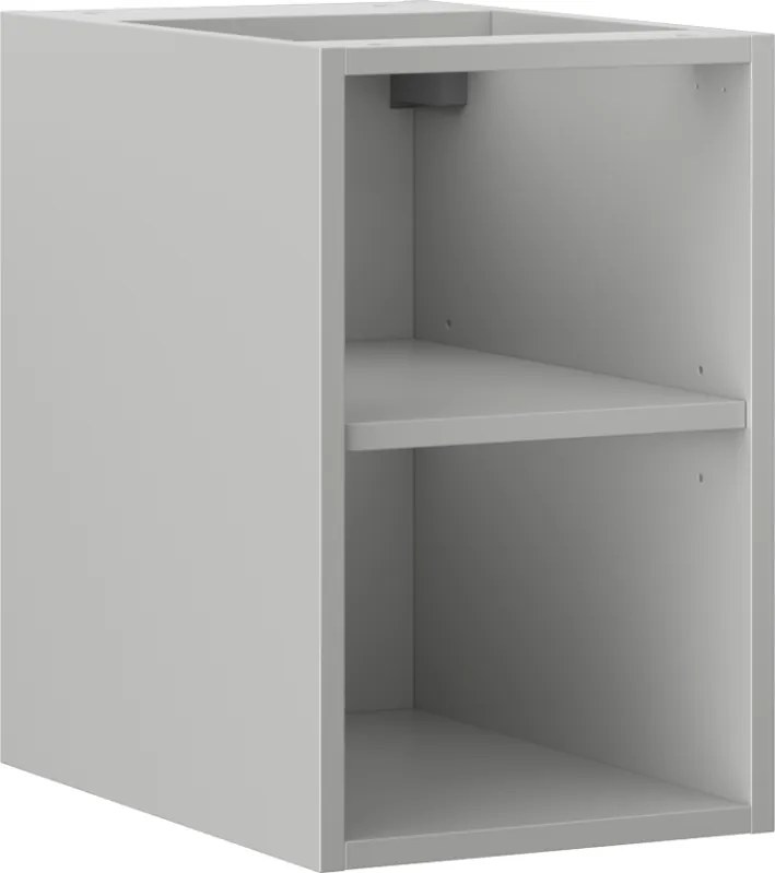 Mexen Box-A, otvorená skrinka s policou 30 cm, sivá matná, 91AX2-0300-470-0-62
