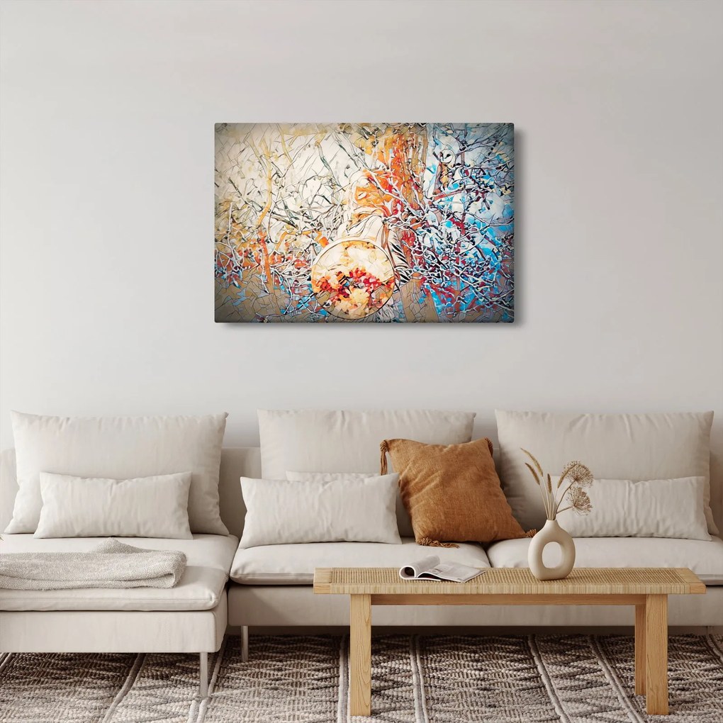 Obraz - Mozaiková abstrakcia (90x60 cm)