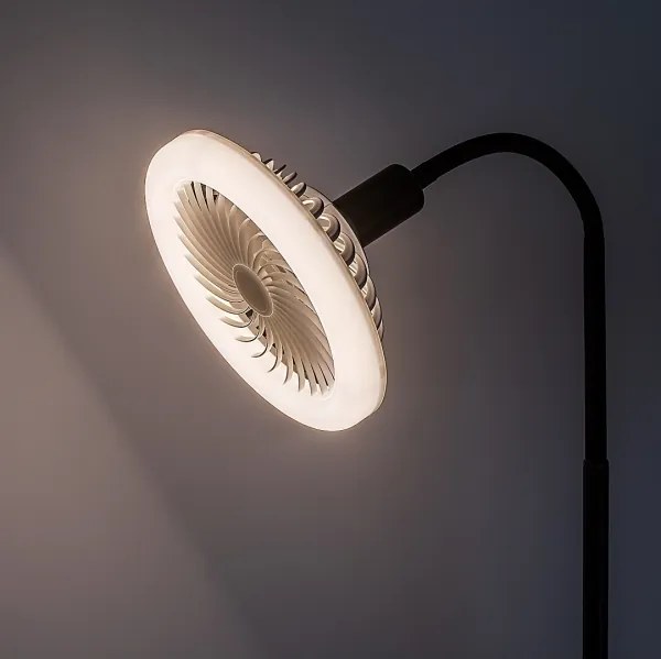 Rabalux 74031 - LED stojacia lampa s ventilátorom, priemer 30 cm, 1xE27/16W/230V
