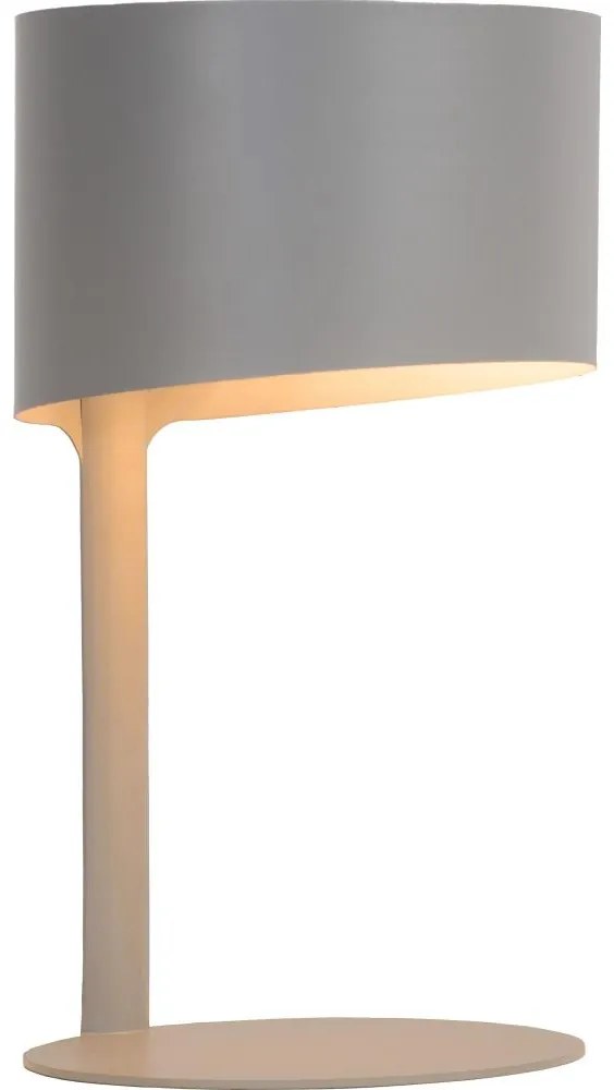 Lucide 45504/01/36 - Stolná lampa KNULLE 1xE14/40W/230V šedá