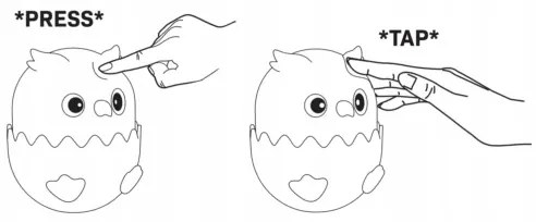 LED RGBW Stmievateľná detská dotyková lampa LED/1W/5V USB 1200 mAh sova ružová