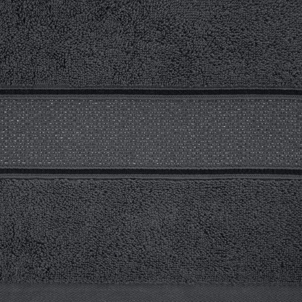BAVLNENÝ UTERÁK LIANA SADA 3KS 70X140 CM SIVÁ