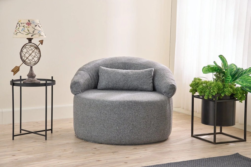 Kreslo Pintina (sivá). Akcia -20%. Vlastná spoľahlivá doprava až k Vám domov. 1127305