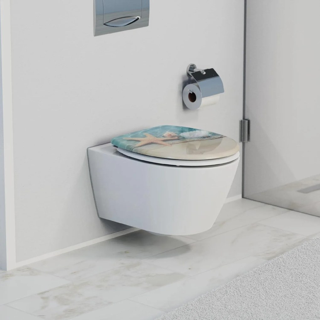 Eisl Sanitär WC sedadlo Duroplast Soft Close Beach 82196