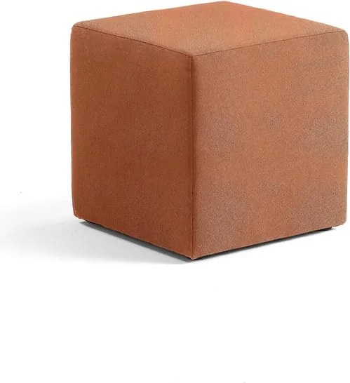 Taburet CASUAL, 500x500 mm, látka CURA, medená