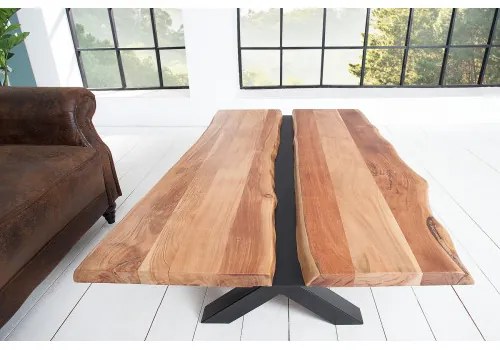 Konferenčný stôl 38334 120x80cm Drevo Acacia - Komfort-nábytok