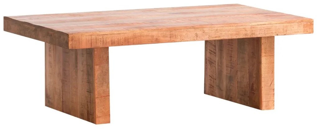 furniture-nabytek.cz - Masívny konferenčný stolík Country z mangového dreva, lakovaný, hnedý – 135×75×45 cm