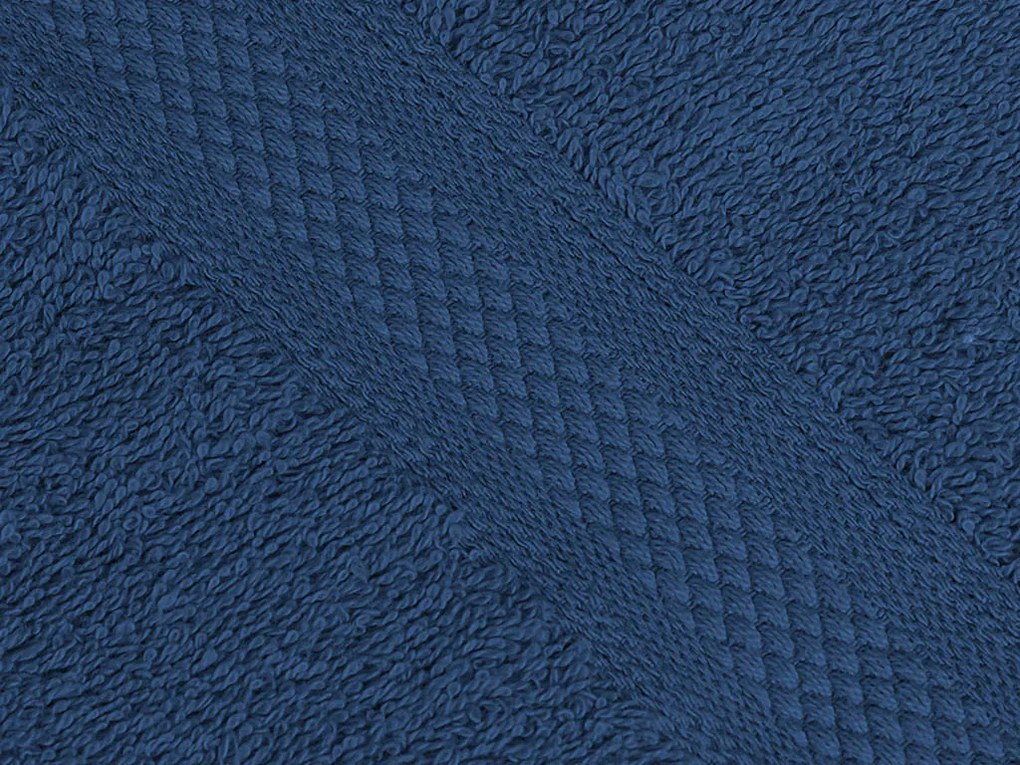 Uterák CLARYSSE ELEGANCE 60x110 cm tmavo modrý, 100% bavlna