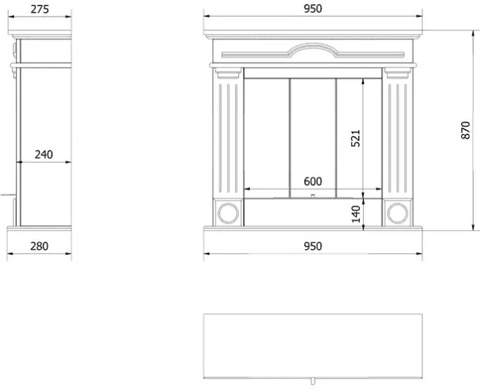 Stojaci biokrb čierny December s vlastnou montážou