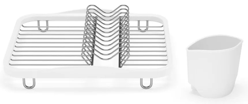 Biely oceľový odkvapkávač 36x28 cm Sinkin – Umbra