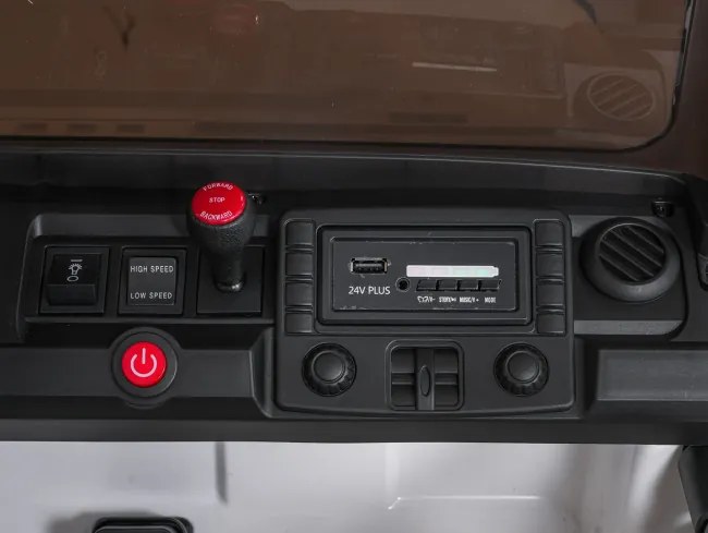 Elektrické autíčko Extreme Sport 4x4 biele